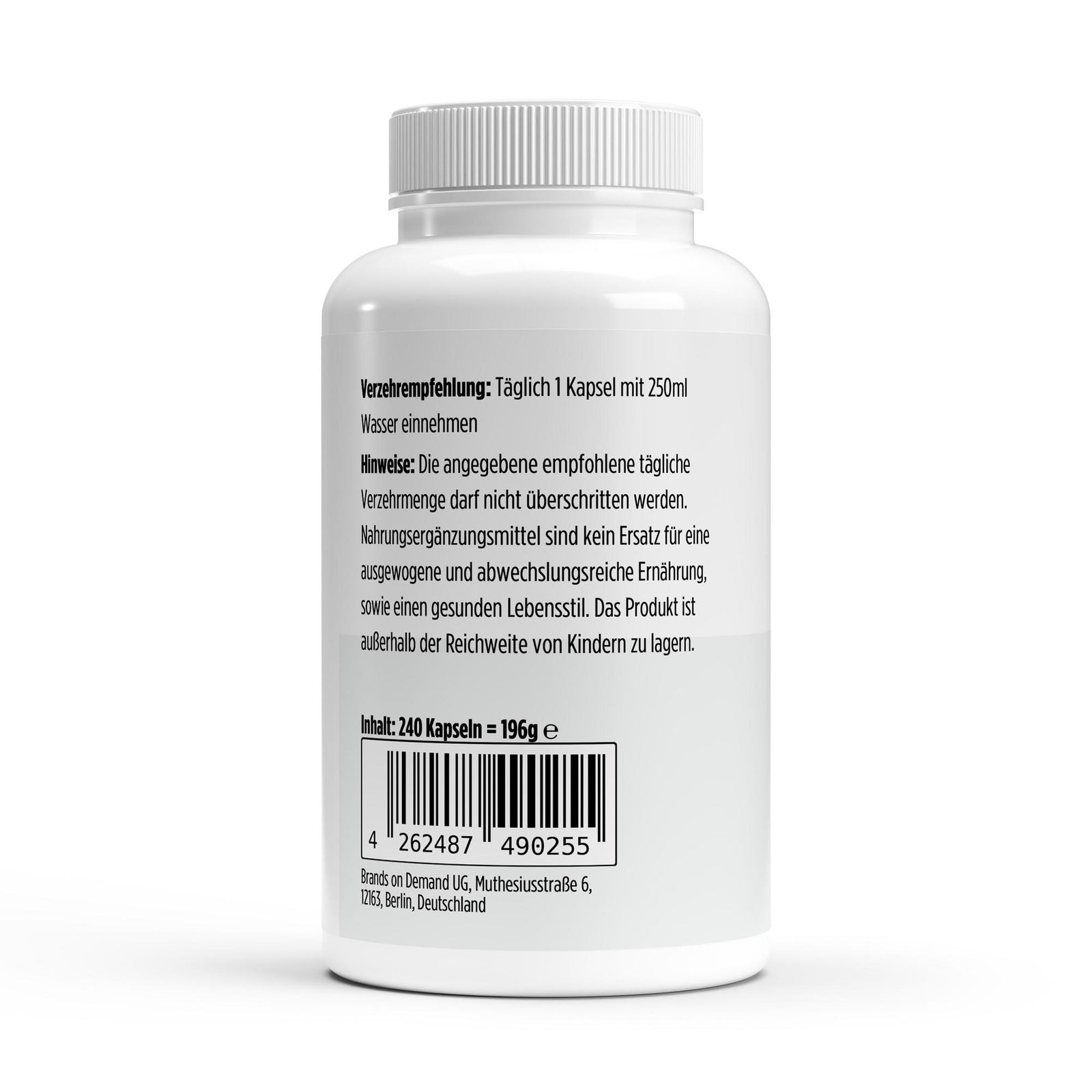 Buffered Vitamin C 500mg + Magnesium - 240 Capsules