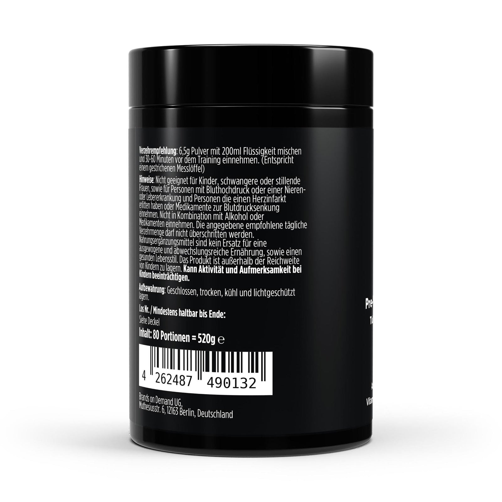 Pre-Workout Booster Tutti Frutti - 520g
