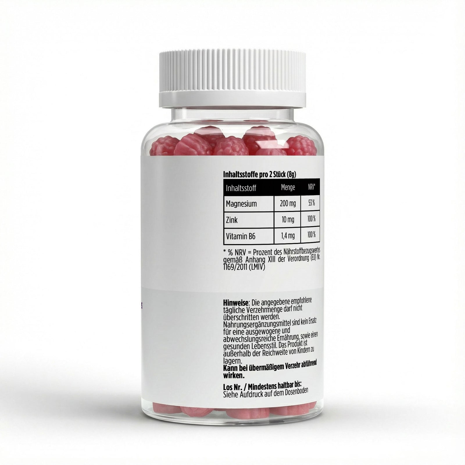 Magnesium + Zinc + B6 Gummies - 60 pcs.