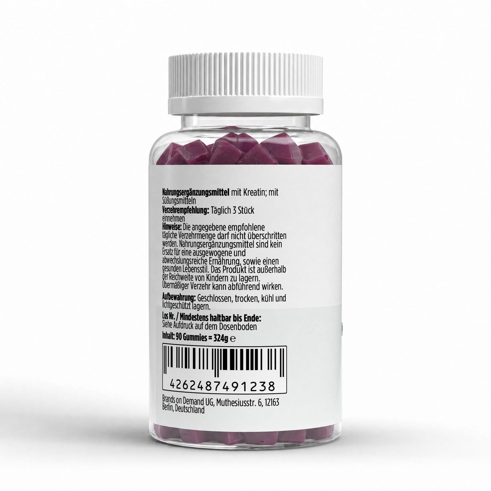 Creatine Gummies Cherry - 90 pcs.