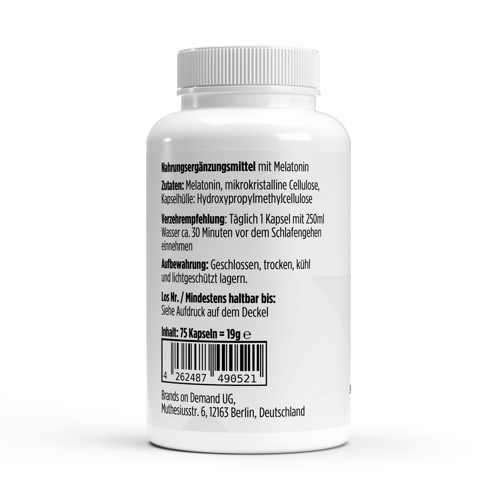 Melatonin - 75 Capsules