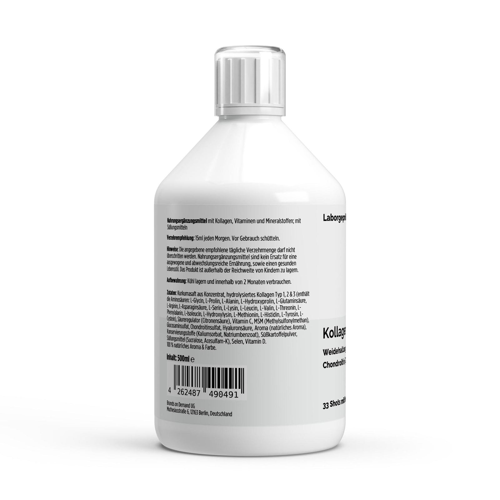 Collagen Support PLUS+ Shots (1500 DA) - Wild Berry - 500ml