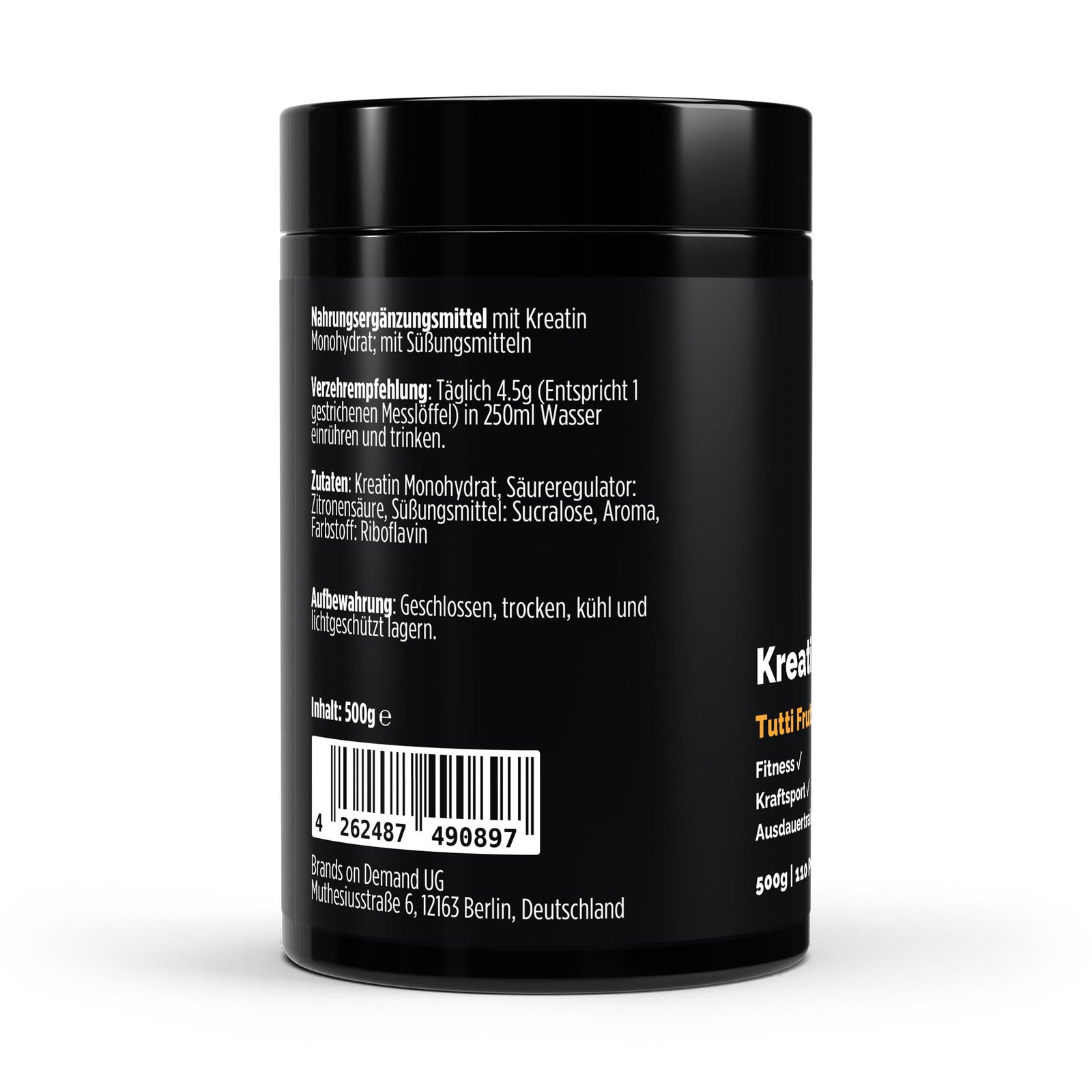 Creatine Monohydrate Tutti Frutti - 500g