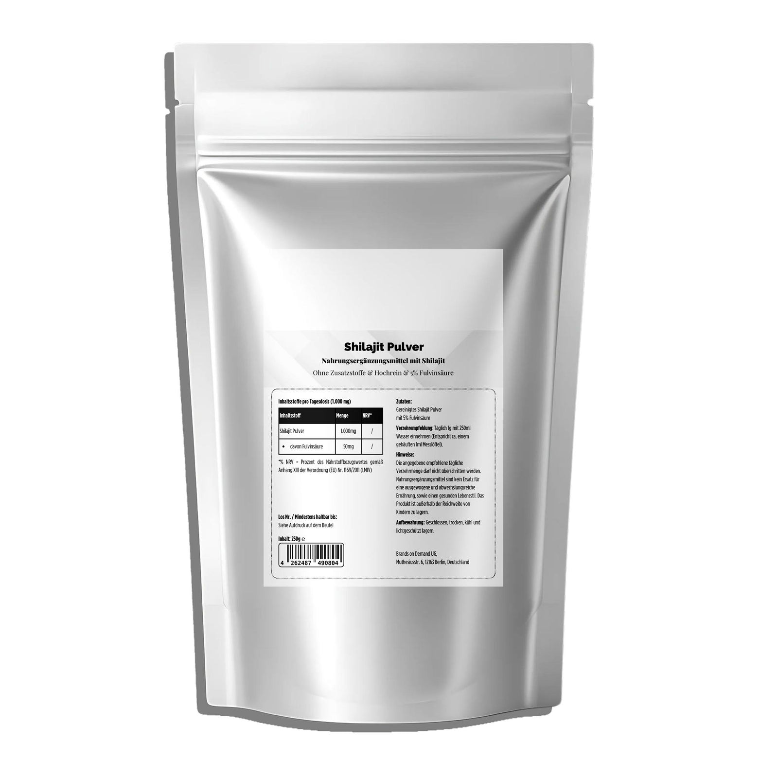 Shilajit Powder - 5% Fulvic Acid - 250g