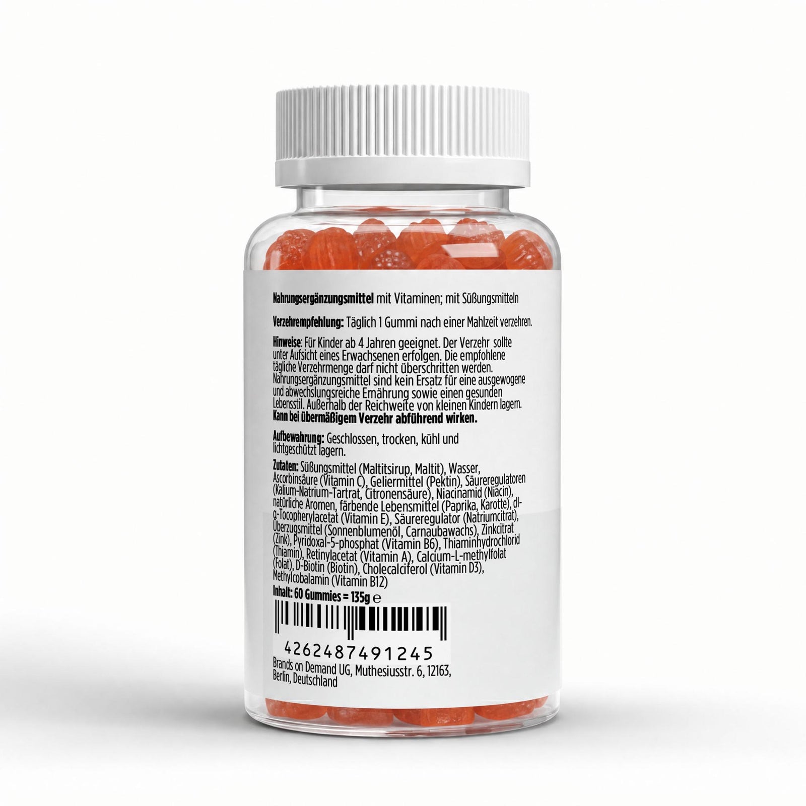 Multivitamin Gummies Kids - Orange - 60 vegan Gummies