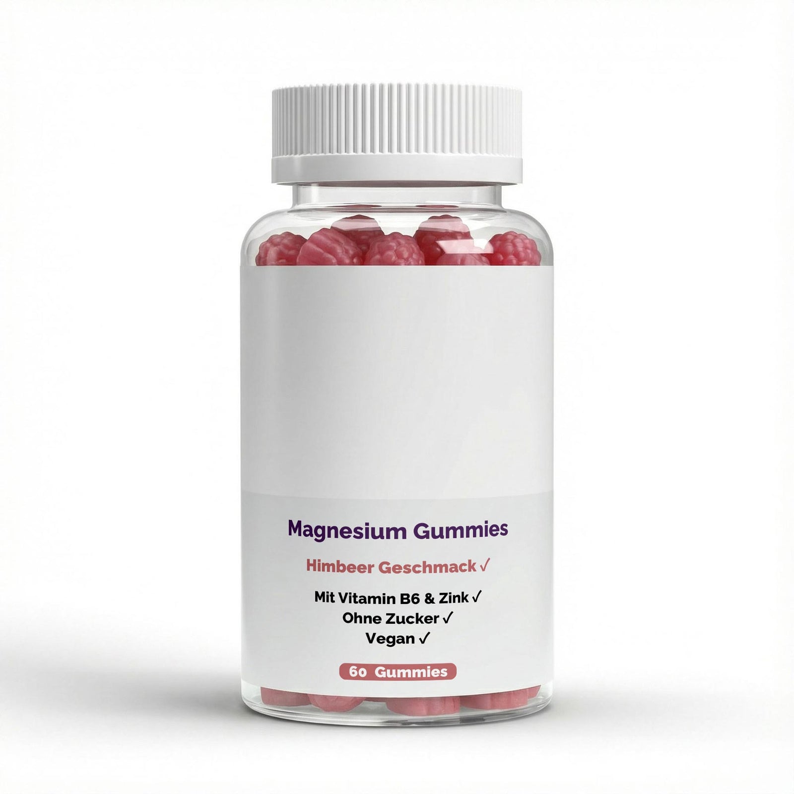 Magnesium + Zinc + B6 Gummies - 60 pcs.