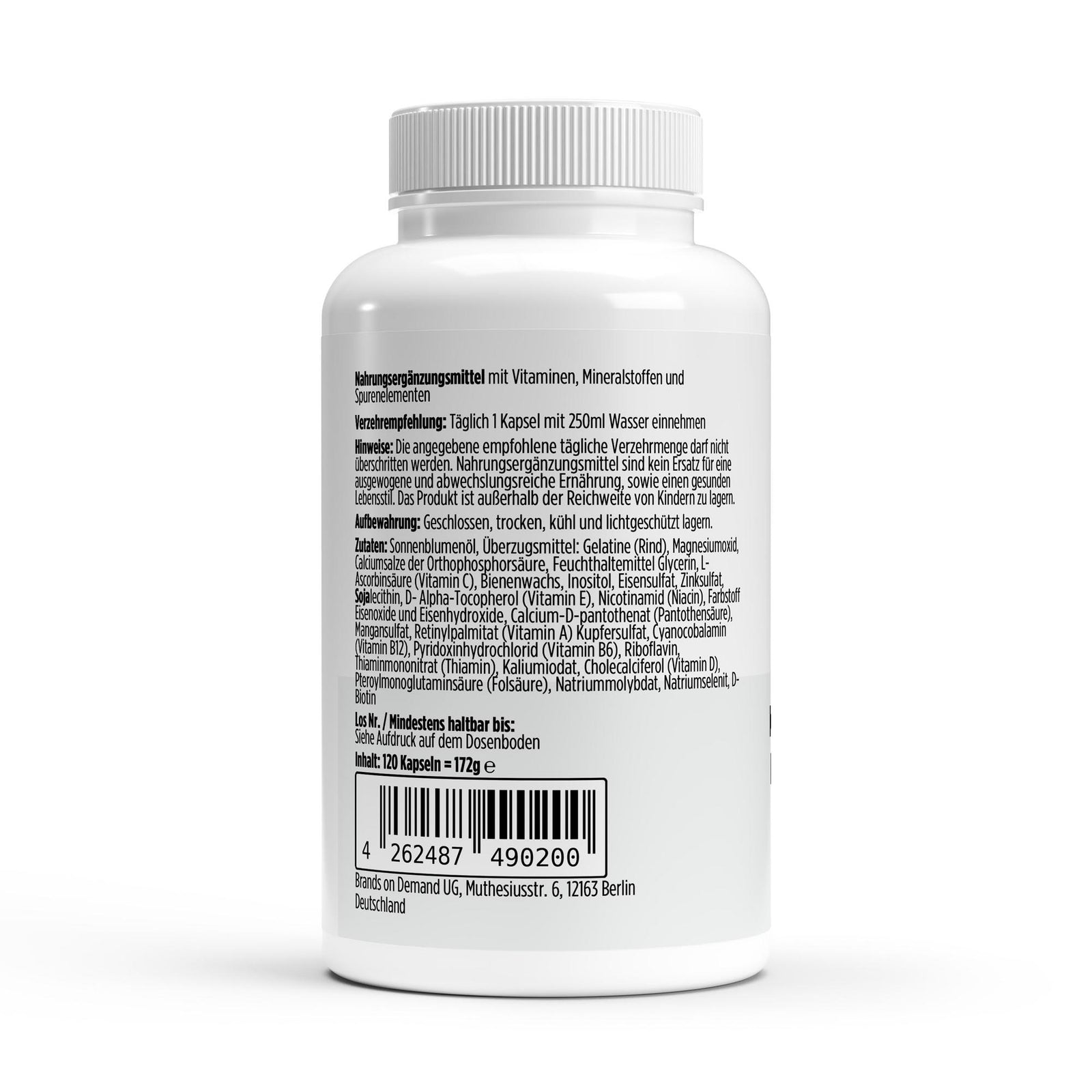 Multivitamin and Mineral Complex - 120 Softgels