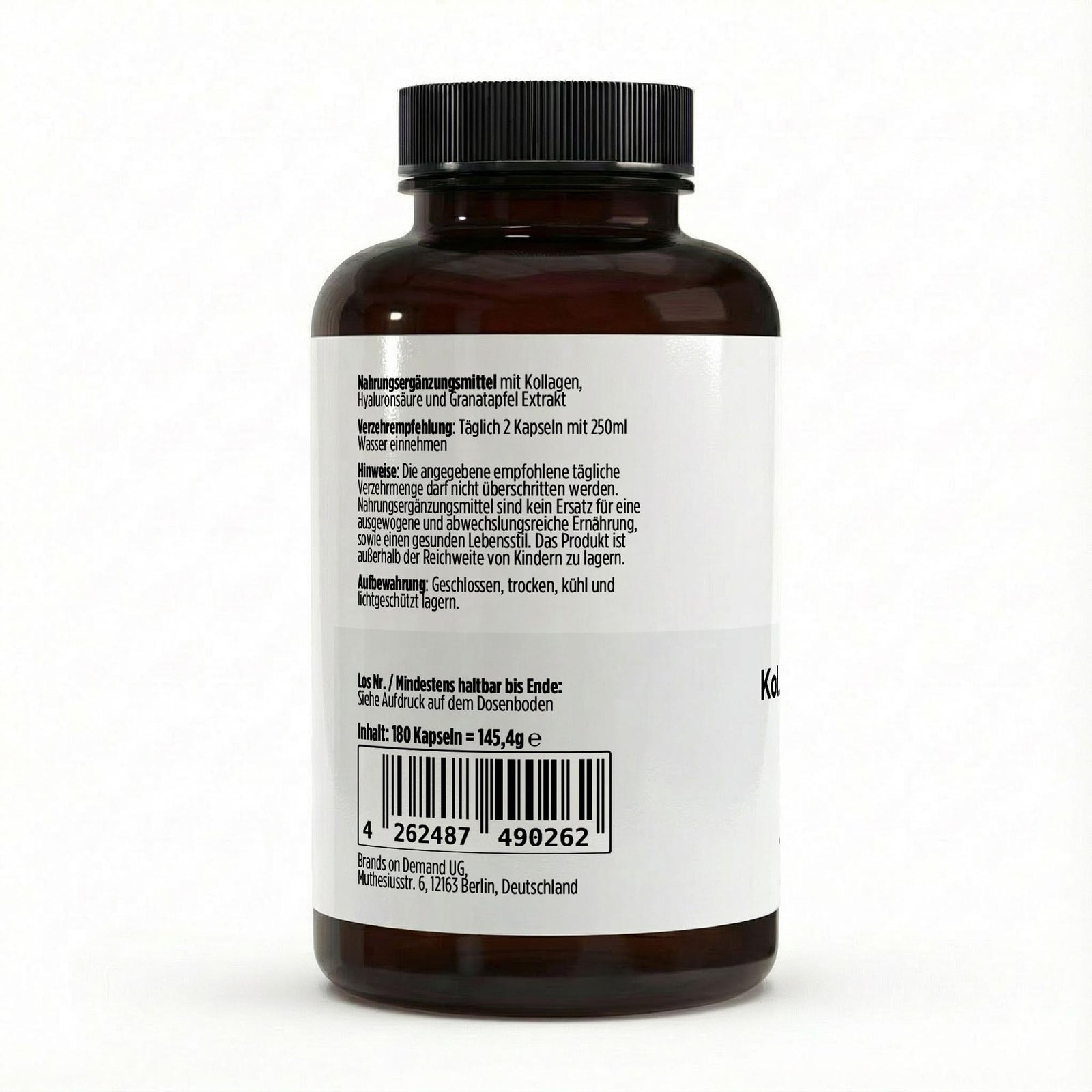 Premium Collagen Hydrolysate PLUS (3000-5000 DA) - 180 Capsules