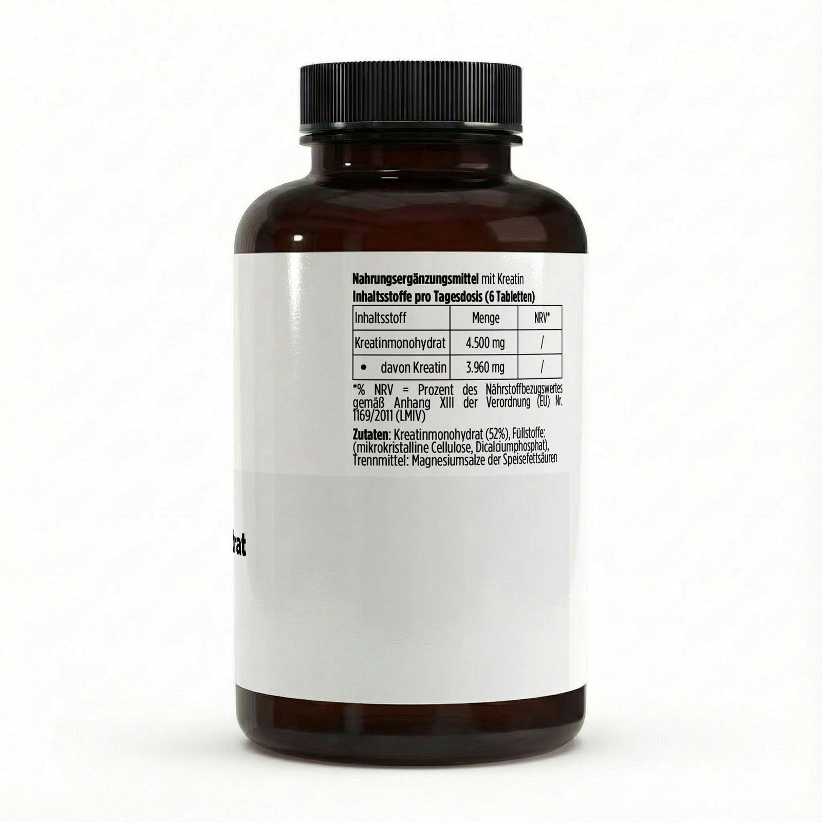 Creatine Monohydrate - 180 vegan tablets