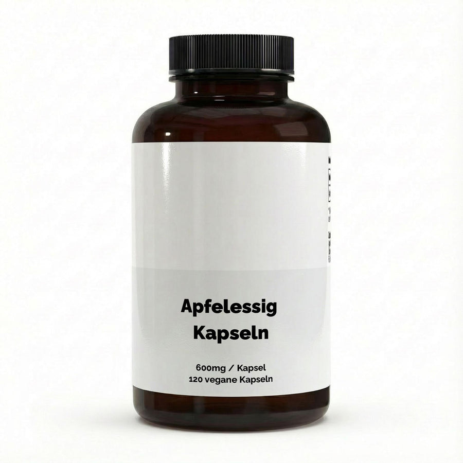 Apple Cider Vinegar Extract Capsules (600mg per capsule) - 120 vegan capsules