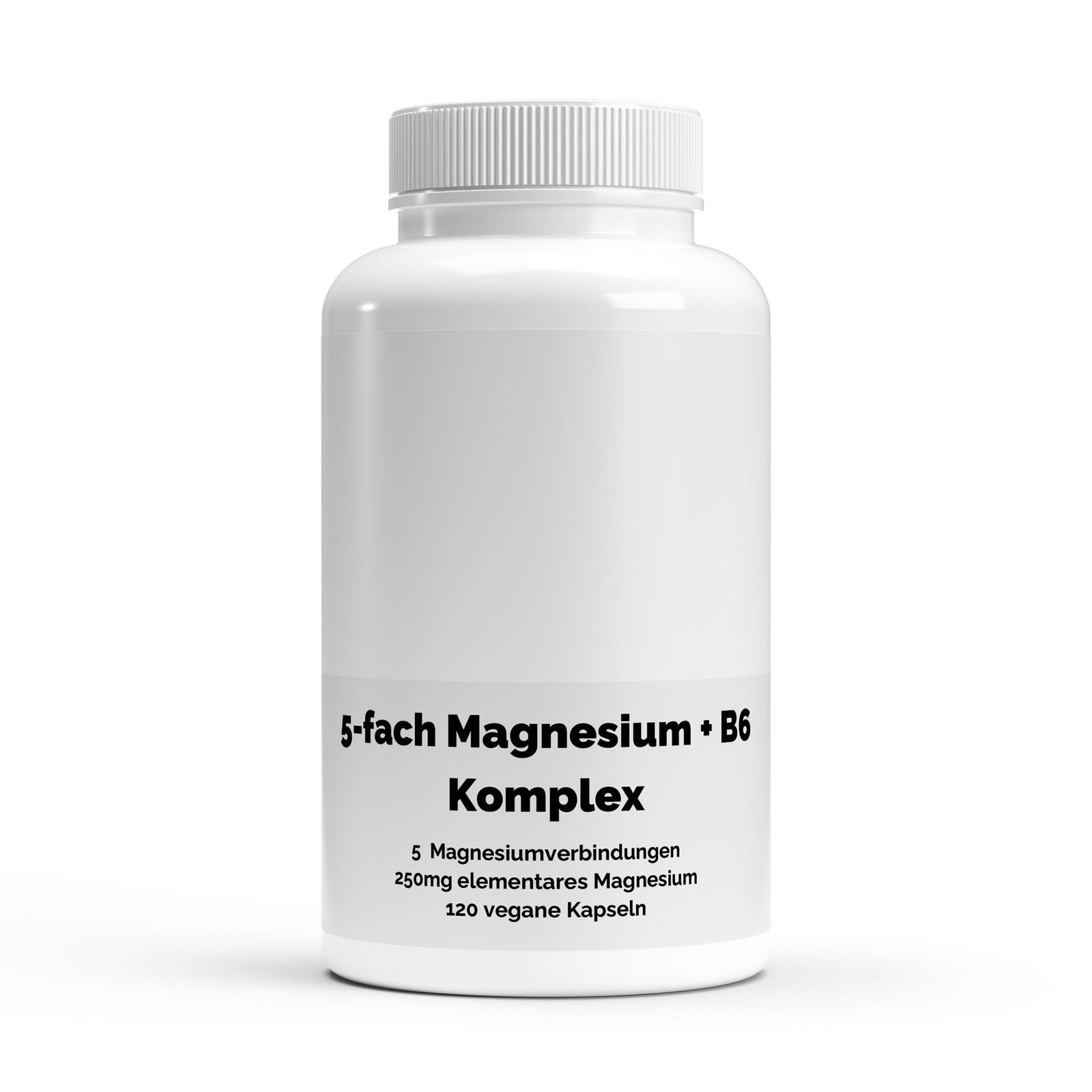 Magnesium 5x Complex + B6 - 120 vegan capsules