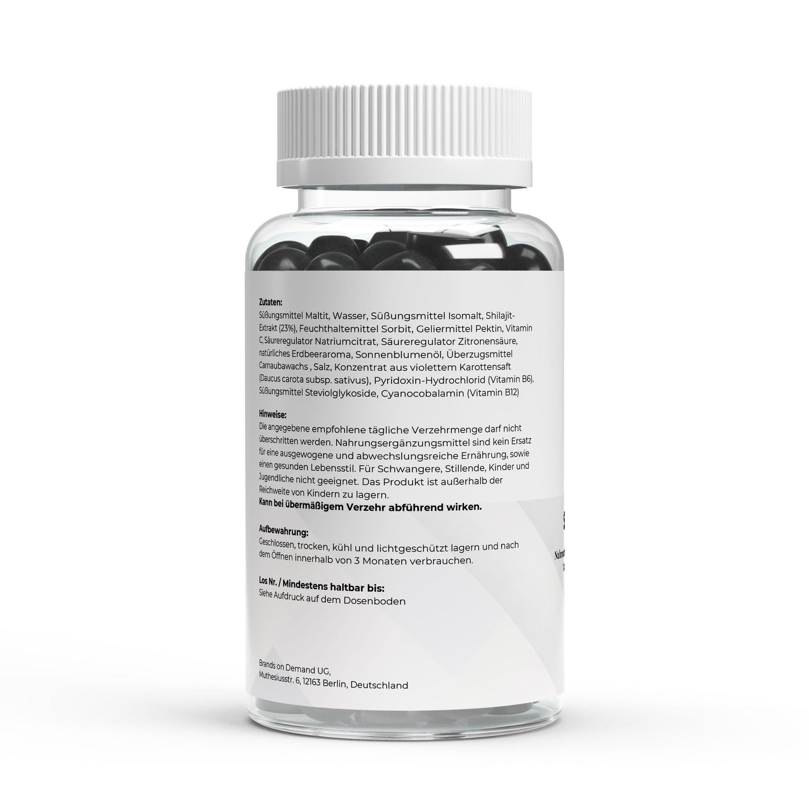 Shilajit Gummies + Vitamin C,B6, B12 - 60 pcs.