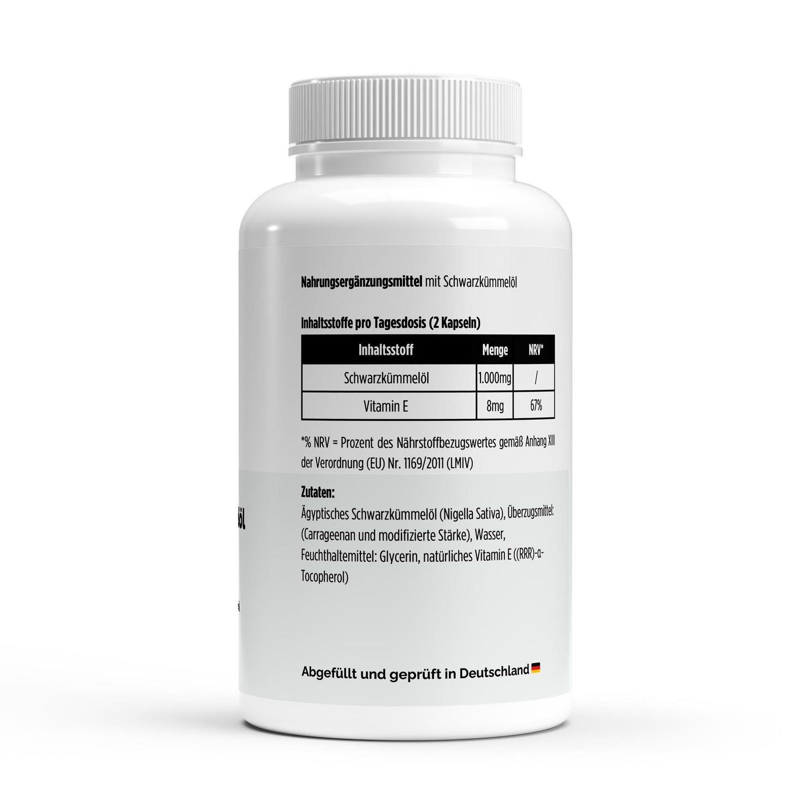 Egyptian Black Cumin Oil (Black Seed Oil) - 240 Vegan Softgels