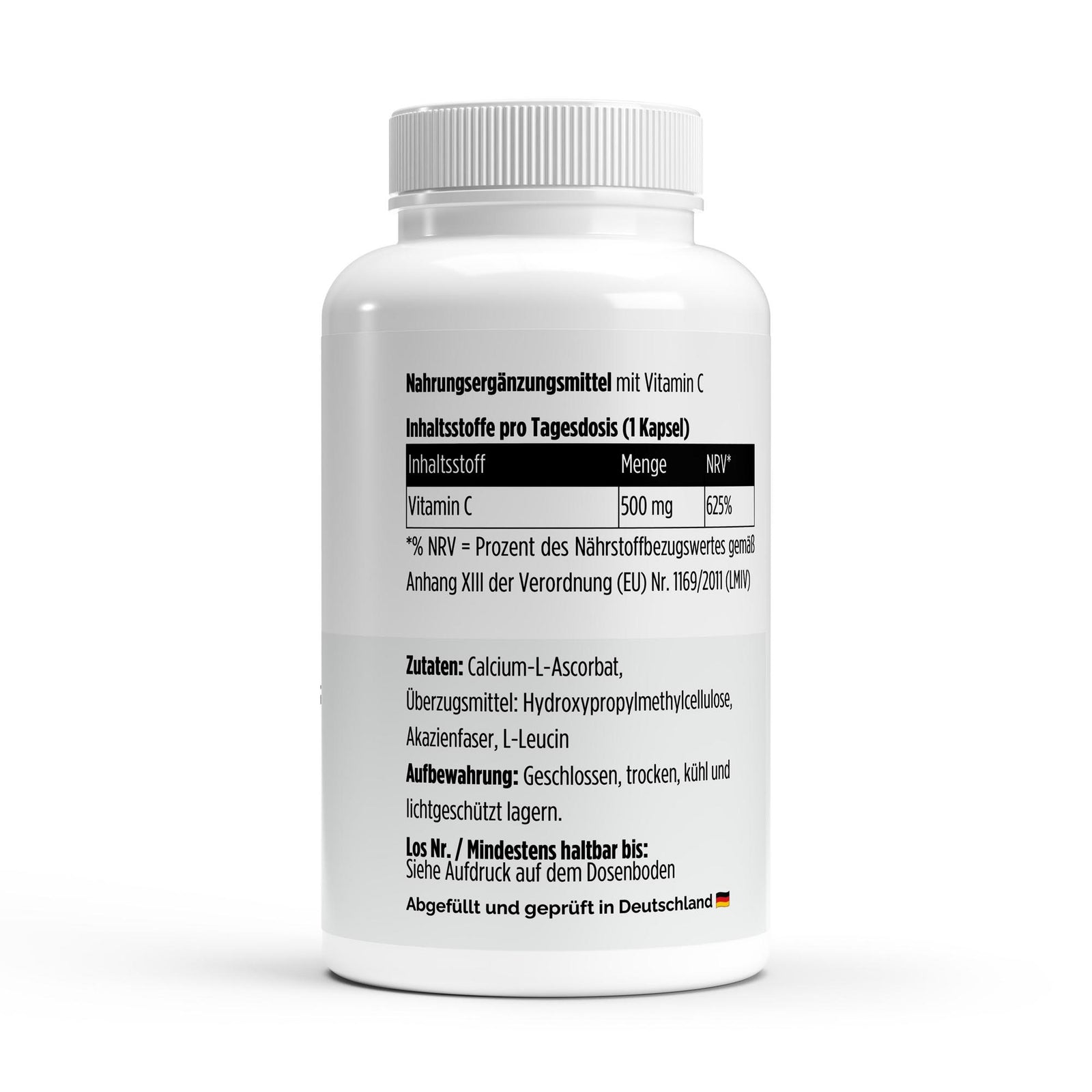 Buffered Vitamin C 500mg + Magnesium - 240 Capsules
