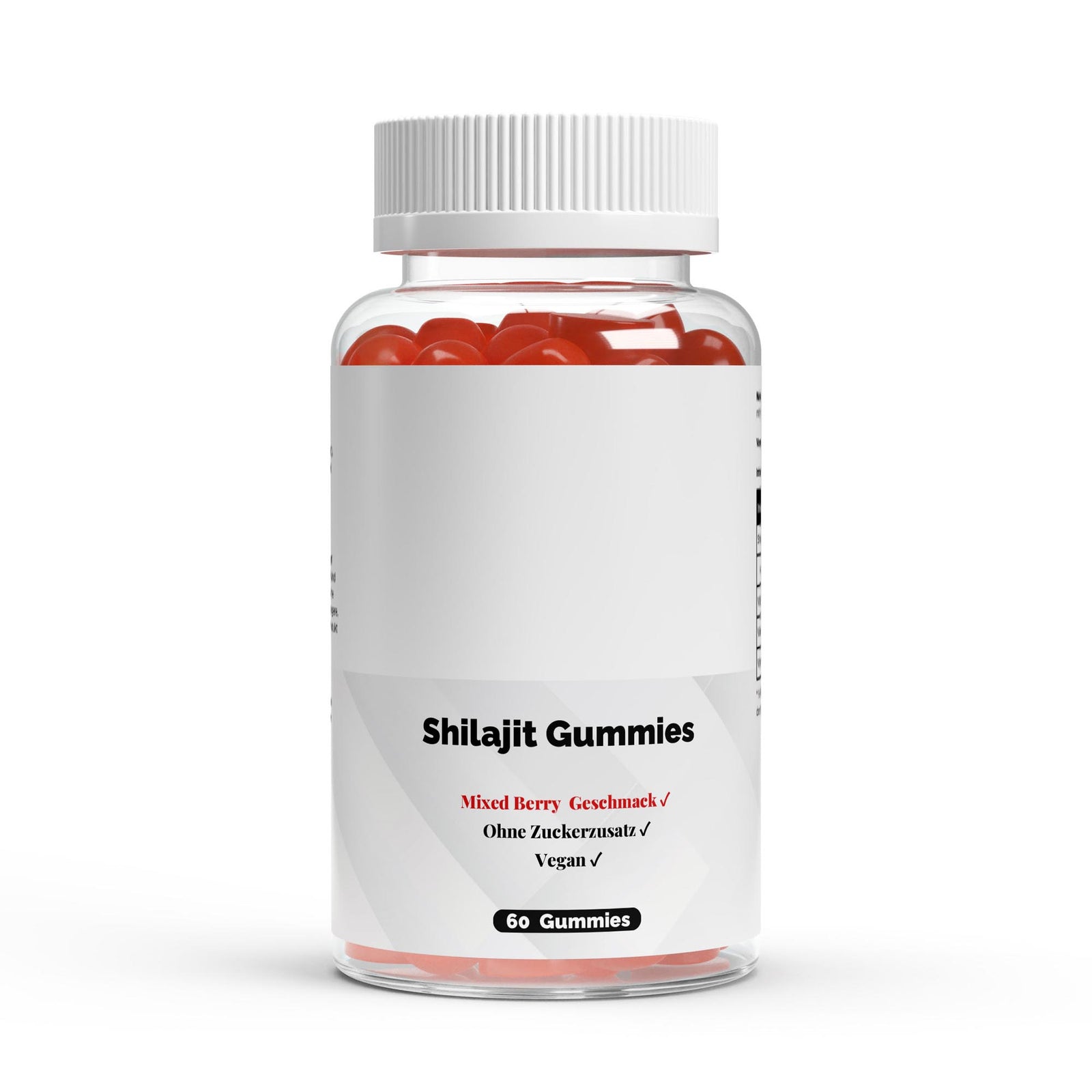 Shilajit Gummies 1000mg + Vitamin C, B6, B12 - 60 pcs