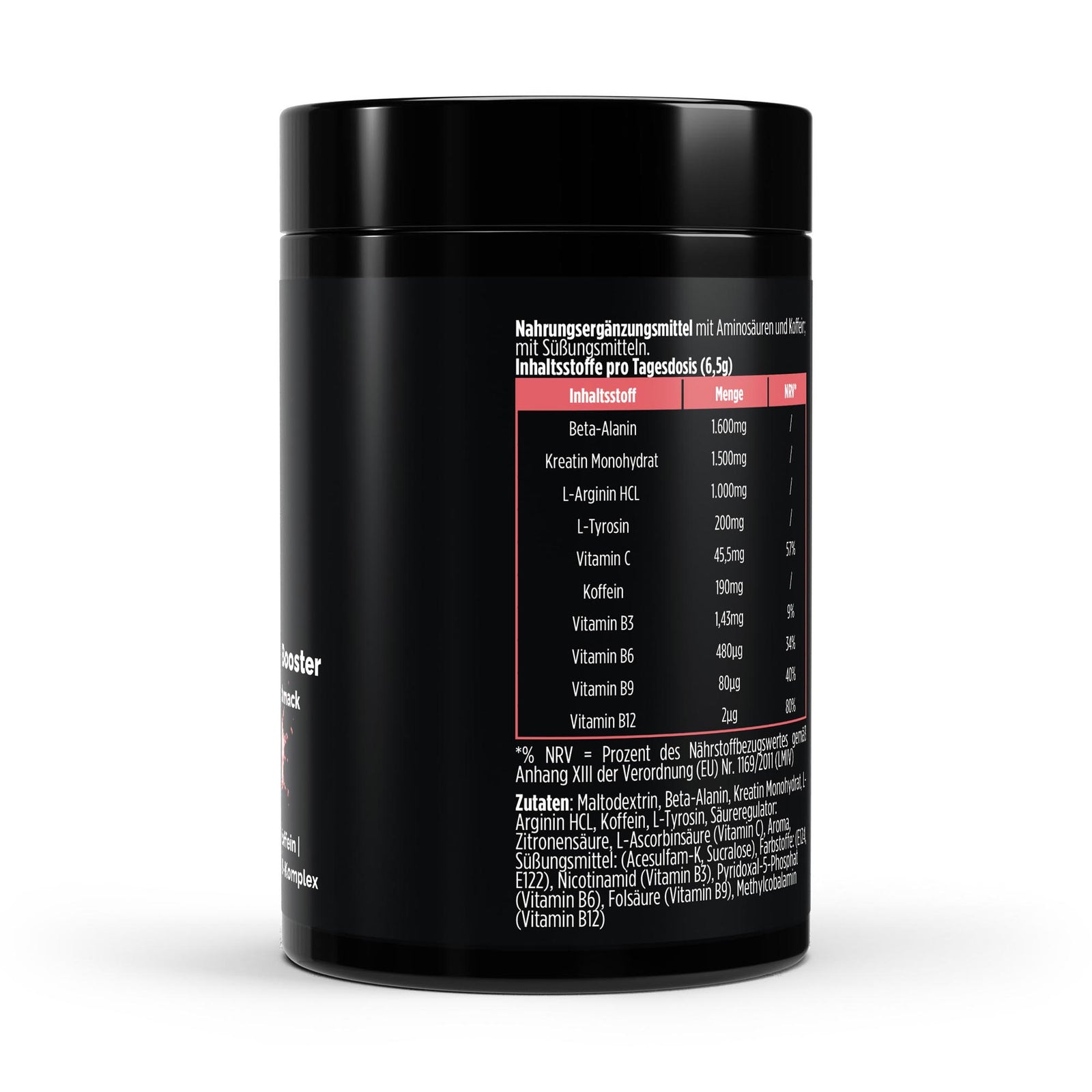 Pre-Workout Booster Raspberry - 520g
